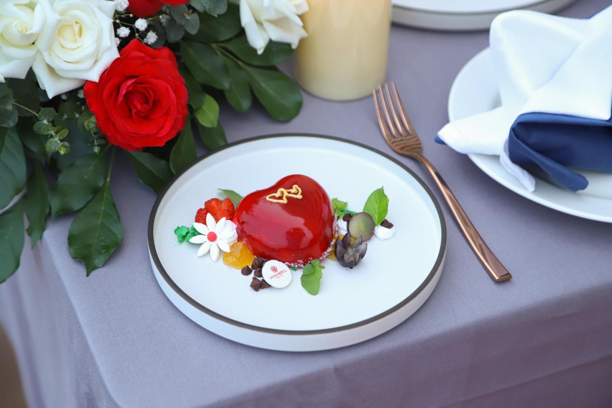 Vias Hotel Vung Tau - Transportation Included Luaran gambar A heart-shaped Jell-O mold