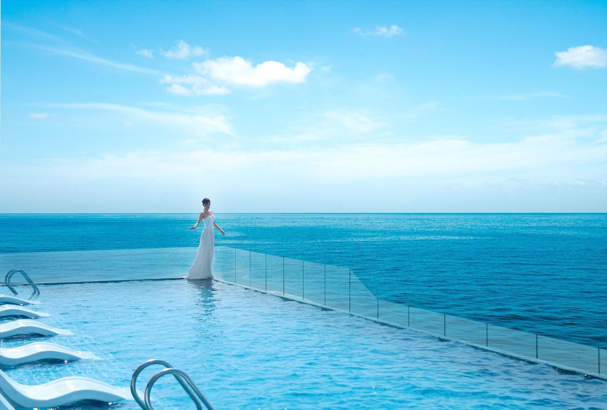 Vias Hotel Vung Tau - Transportation Included Luaran gambar Infinity pool at the hotel